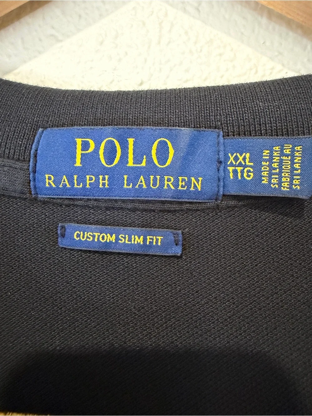 Ralph Lauren POLORL Big Pony Custom Slim Fit Colorblock Polo Shirt